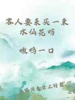 客人要来买一束水仙花吗