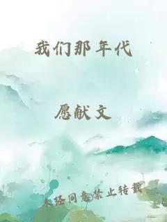 我们那年代